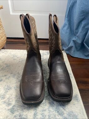 Ariat Men's Two-Tone Brown Western Boots